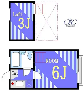エクセル2【2階】の間取り