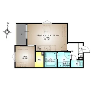 REGALEST千里丘 都【3階】の間取り