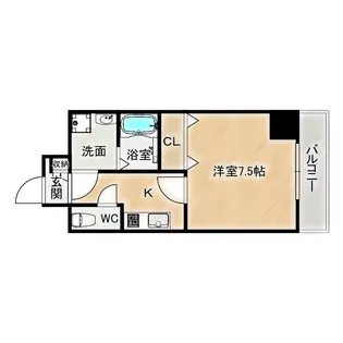 Canal天満橋【3階】の間取り