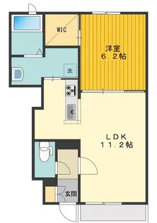シャーメゾン・ソレイユ【1階】の間取り
