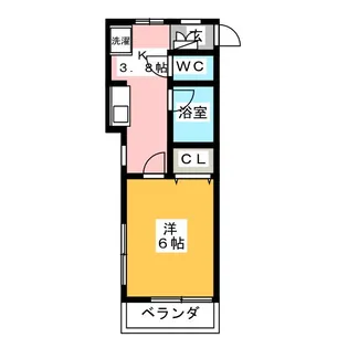 グレースツガ【2階】の間取り