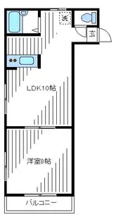小川ビル【2階】の間取り