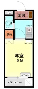 ドミトリー山根【3階】の間取り