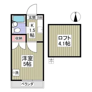 デイジー【1階】の間取り