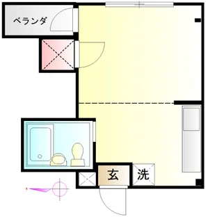 サチコーポ【2階】の間取り
