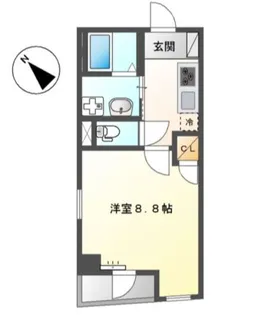 上池台ベルズ【3階】の間取り