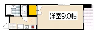 白島森野ビル【10階】の間取り