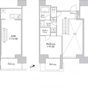 カナルフロント芝浦【4階】の間取り