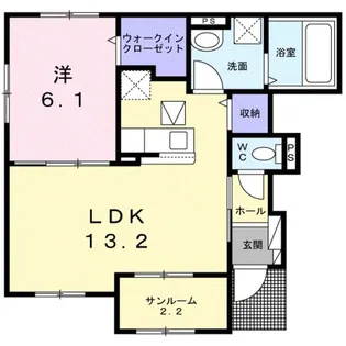 ハルモニア【1階】の間取り
