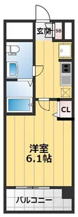 リッツ新大阪【10階】の間取り