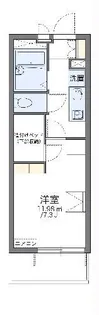 レオパレスボヌール【1階】の間取り