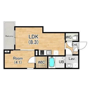 (仮称)ジーメゾン立花フロスト【2階】の間取り