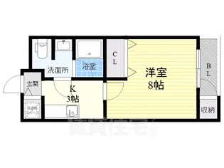 ジークレフ王子【5階】の間取り