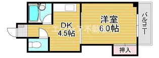 ピュアライフ福町【4階】の間取り