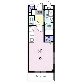 田口ハイツII【2階】の間取り