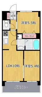 ミア・エレンシア【3階】の間取り