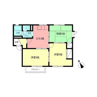 プラムハイツ【2階】の間取り
