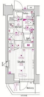 ガーラ・ステーション横浜子安【4階】の間取り