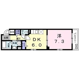 Urban Court赤羽【4階】の間取り