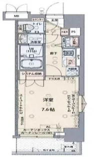 プレスタイル住吉【5階】の間取り