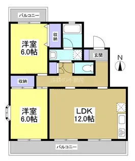 ロイヤルハイツII【1階】の間取り