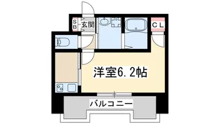 プレサンス東三国エンブレイス【5階】の間取り