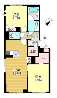 グレイス ソフィア【1階】の間取り