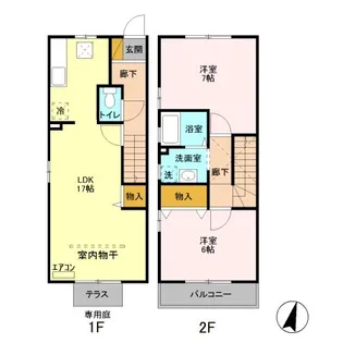 ガーデンヒルズの間取り