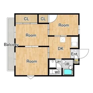 ジーライズ相模原新磯野2【1階】の間取り