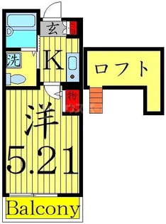 トラス宝町【2階】の間取り