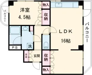 エルグランドレジデンス【2階】の間取り