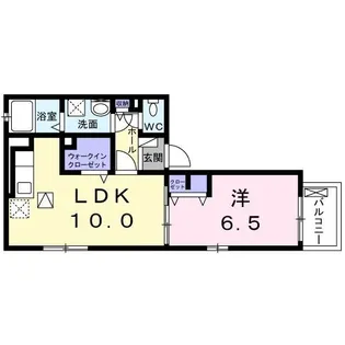 ボヌール三軒茶屋【1階】の間取り