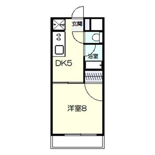 レジデンスパート4【3階】の間取り