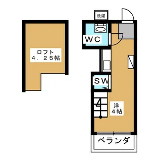 エクセル6【2階】の間取り