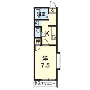 アーバニティ第6ハイツ【1階】の間取り
