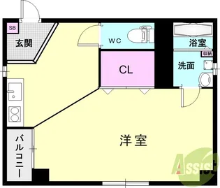 L・KLAUSE【3階】の間取り