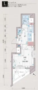 メインステージ五反田駅前【14階】の間取り