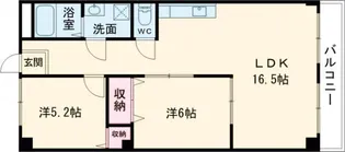 カーネ播磨町【1階】の間取り