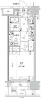 AXAS-Will四谷三丁目Sta.【7階】の間取り