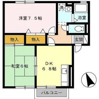 セジュール雅 A棟【2階】の間取り