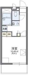 レオパレスJOY【1階】の間取り