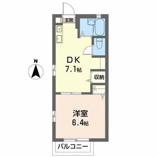 ラピス B棟【2階】の間取り