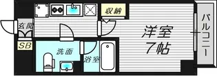 ルクレ新町レジデンス【3階】の間取り