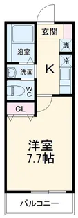 アットリラ東船橋A【2階】の間取り