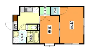 サンフラワーマンション【1階】の間取り
