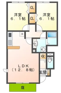 ソフィアコート【1階】の間取り