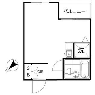 アクトピア田園調布南【1階】の間取り