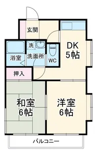 ダイヤハイツ西門【1階】の間取り