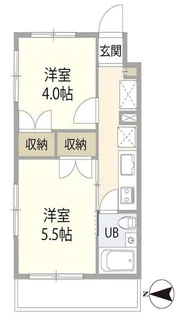 ヴェルドミール中延【2階】の間取り