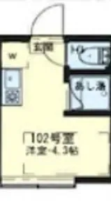アーバンプレイス高田馬場VII【1階】の間取り